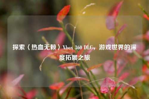 探索〈热血无赖〉Xbox 360 DLC,游戏世界的深度拓展之旅