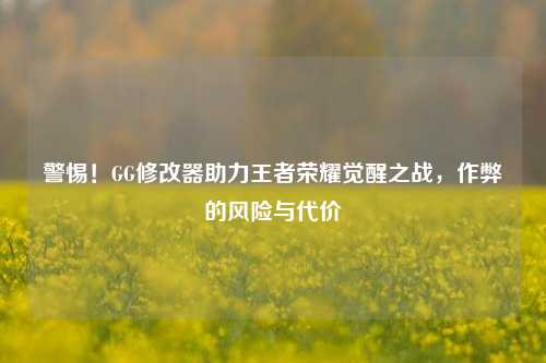 警惕!GG修改器助力王者荣耀觉醒之战,作弊的风险与代价