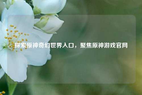 探索原神奇幻世界入口,聚焦原神游戏官网