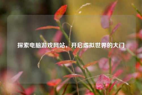 探索电脑游戏网站,开启虚拟世界的大门