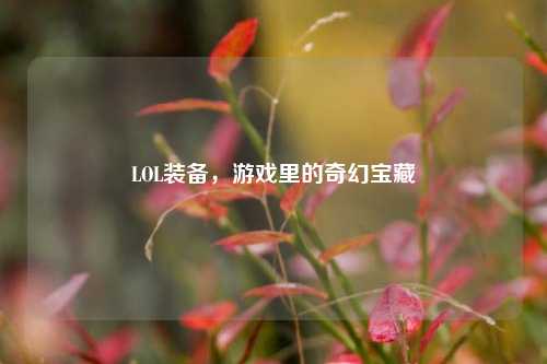 LOL装备,游戏里的奇幻宝藏