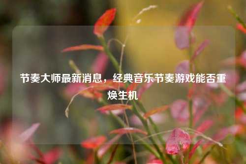 节奏大师最新消息,经典音乐节奏游戏能否重焕生机