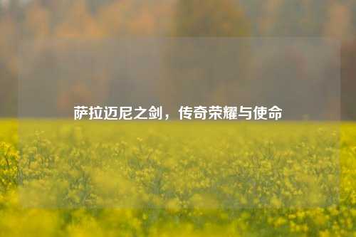 萨拉迈尼之剑,传奇荣耀与使命