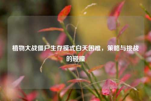 植物大战僵尸生存模式白天困难,策略与挑战的碰撞