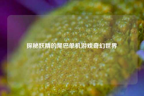 探秘妖精的尾巴单机游戏奇幻世界